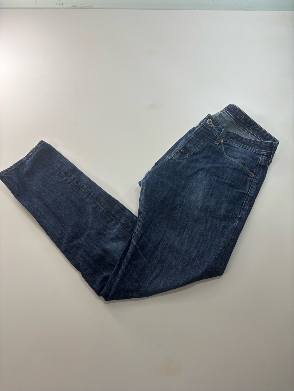 Ag Adriano Goldschmied Womens Straight Leg Jeans The Clyfton Indigo Blue Size 32